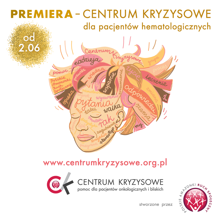 Centrum Kryzysowe startuje z kompleksowym wsparciem dla pacjentów z nowotworami hematologicznymi i ich bliskich